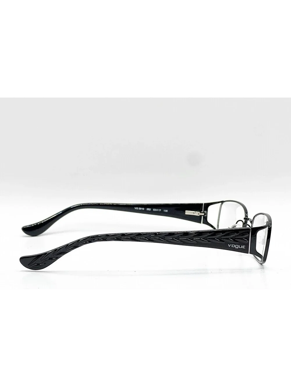 Vogue Vo 3910 352 Glossy Black Authentic Eyeglasses 53-17-135
